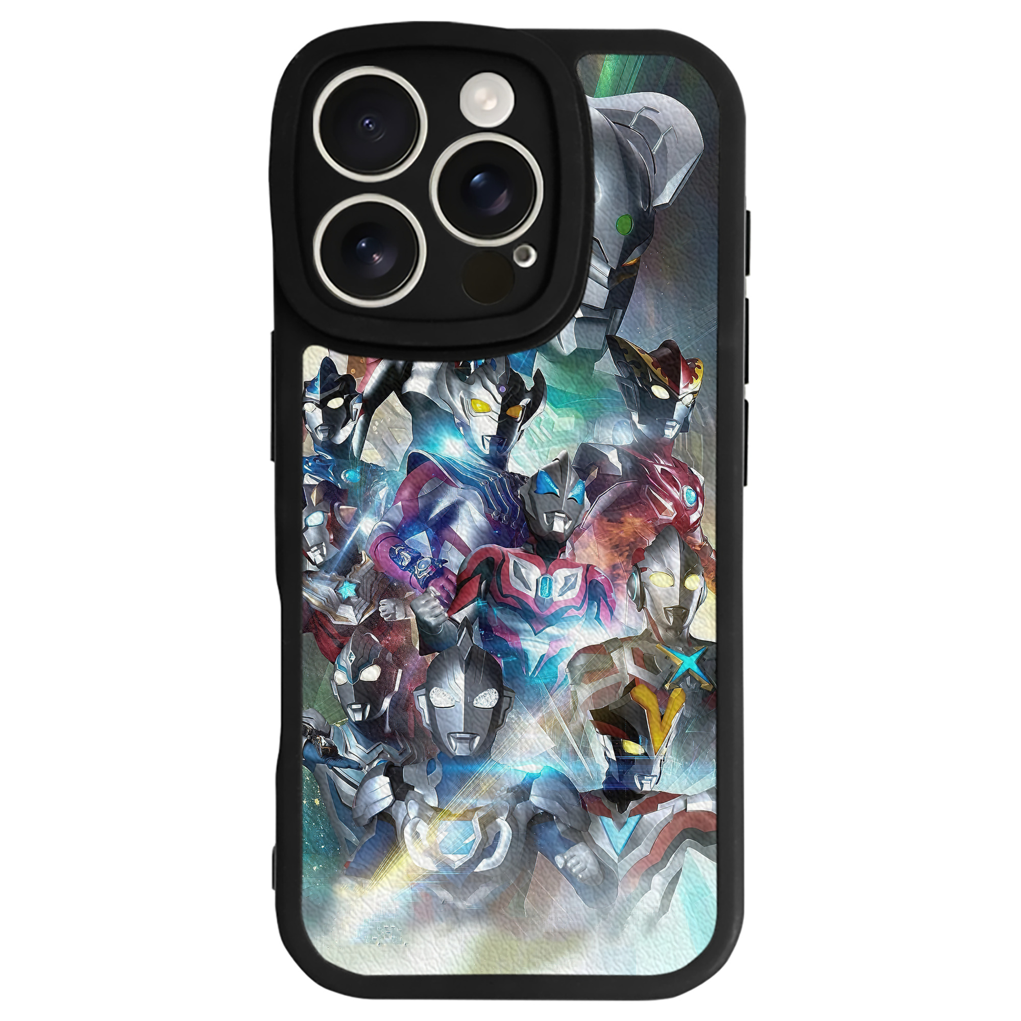 （画像用） ウルトラマン Ultraman 【iPhone 16シリーズ対応】シリコンスマホケース（レザー調） 材質：シリコン